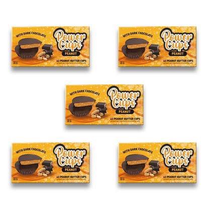 5 x Power Cups Peanut