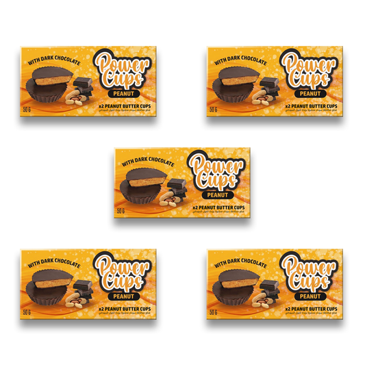 5 x Power Cups Peanut