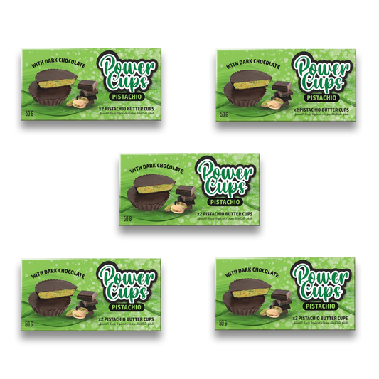 5 x Power Cups Pistachio